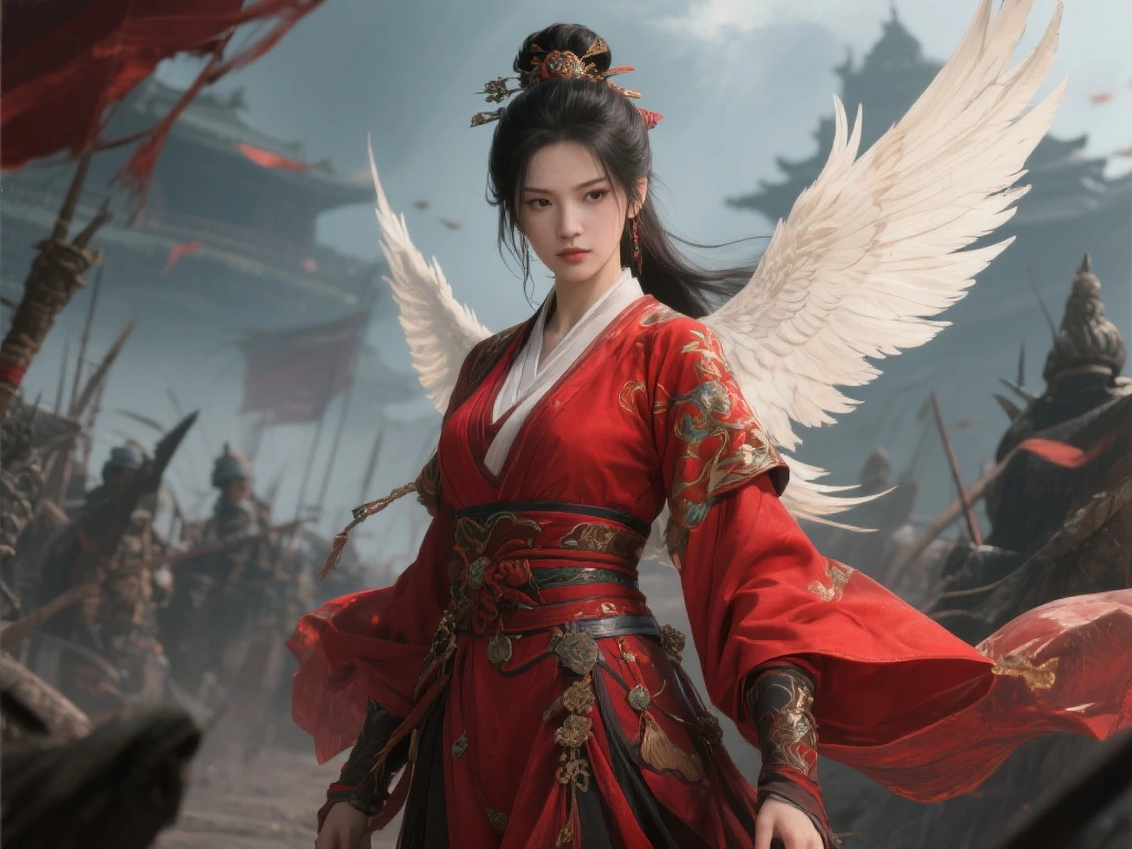 《明末：渊虚之羽》女主惊艳亮相：红衣华服尽显风采